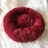 Calming Donut Pet Bed – Round Plush Anxiety-Relief Pet Bed for Small to Large Dogs & Cats, Soft Self-Warming Cozy Nest