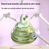 4-Level Interactive Cat Toy Tower – Rotating Ball Track Puzzle for Cats & Kittens