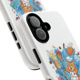 Cute Cat Baker Phone Case – Kawaii Pastry & Coffee Protective Cover