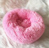 Calming Donut Pet Bed – Round Plush Anxiety-Relief Pet Bed for Small to Large Dogs & Cats, Soft Self-Warming Cozy Nest