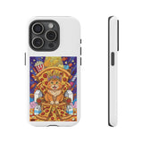 Pizza Cat Phone Case - Cute Protective iPhone Cover with Slice Throne Design