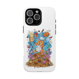 Cute Cat Baker Phone Case – Kawaii Pastry & Coffee Protective Cover