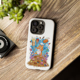 Cute Cat Baker Phone Case – Kawaii Pastry & Coffee Protective Cover