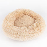Calming Donut Pet Bed – Round Plush Anxiety-Relief Pet Bed for Small to Large Dogs & Cats, Soft Self-Warming Cozy Nest