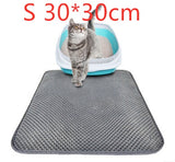 Honeycomb Cat Litter Mat – Waterproof Urine-Proof Double Layer Litter Trapper Pad, EVA Non-Slip Cat Litter Box Mat