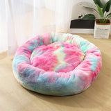 Calming Donut Pet Bed – Round Plush Anxiety-Relief Pet Bed for Small to Large Dogs & Cats, Soft Self-Warming Cozy Nest