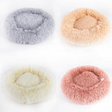 Calming Donut Pet Bed – Round Plush Anxiety-Relief Pet Bed for Small to Large Dogs & Cats, Soft Self-Warming Cozy Nest