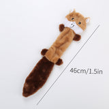 Bite-Resistant Squeaky Plush Dog Toy – Teeth Cleaning Chew Doll for Aggressive Chewers, Interactive Educational Pet Toy for Dogs & Cats