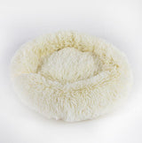 Calming Donut Pet Bed – Round Plush Anxiety-Relief Pet Bed for Small to Large Dogs & Cats, Soft Self-Warming Cozy Nest