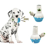 Squeaky Bong-Shaped Dog Plush Toy – Bite-Resistant Interactive Sound Toy for Dogs