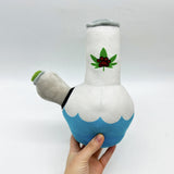 Squeaky Bong-Shaped Dog Plush Toy – Bite-Resistant Interactive Sound Toy for Dogs