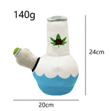 Squeaky Bong-Shaped Dog Plush Toy – Bite-Resistant Interactive Sound Toy for Dogs