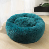 Calming Donut Pet Bed – Round Plush Anxiety-Relief Pet Bed for Small to Large Dogs & Cats, Soft Self-Warming Cozy Nest