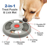 Interactive Dog Licking Plate – Slow Feeder & Anxiety Relief Training Toy