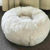 Calming Donut Pet Bed – Round Plush Anxiety-Relief Pet Bed for Small to Large Dogs & Cats, Soft Self-Warming Cozy Nest