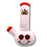 Squeaky Bong-Shaped Dog Plush Toy – Bite-Resistant Interactive Sound Toy for Dogs