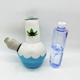 Squeaky Bong-Shaped Dog Plush Toy – Bite-Resistant Interactive Sound Toy for Dogs