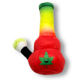 Squeaky Bong-Shaped Dog Plush Toy – Bite-Resistant Interactive Sound Toy for Dogs