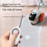 Remote Control Interactive Cat Car Toy – USB Rechargeable Smart Chasing Toy with Obstacle Avoidance
